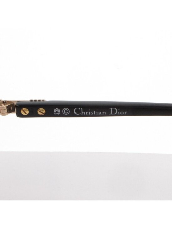 Dior Sunglasses Eyewear Non Prescription CD Logo Side Black Gold Color Gradient